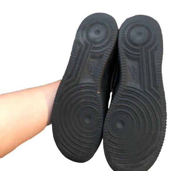 VINTAGE 2005 Nike Air Force 1 Premium Crocodile Black Size 8.5 - Picture 13 of 14